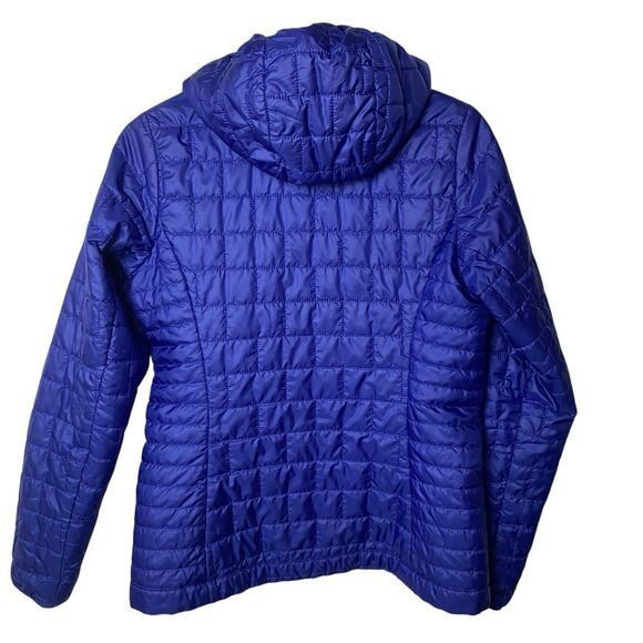 Patagonia Nano Puff Hoodie Womens M Cobalt Blue Primaloft Insulated Jacket 84227 - Picture 4 of 12